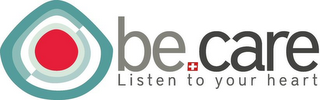 BE CARE LISTEN TO YOUR HEART logo