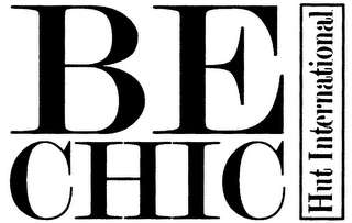 BE CHIC HUT INTERNATIONAL logo