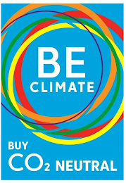 BE CLIMATE BUY CO2 NEUTRAL logo