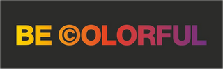 BE COLORFUL logo