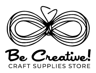 BE CREATIVE! CRAFT SUPPLIES STORE logo
