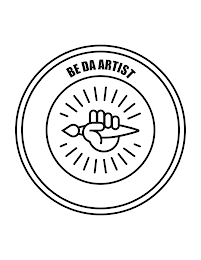 BE DA ARTIST logo