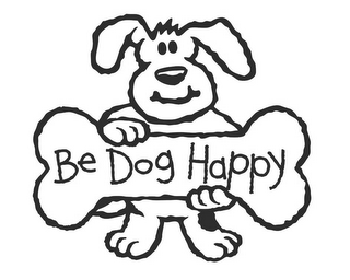 BE DOG HAPPY logo