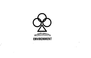 BE EARTH CONSCIOUS ENVIRONMENT logo