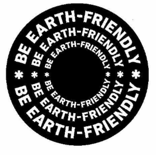BE EARTH-FRIENDLY BE EARTH-FRIENDLY BE EARTH-FRIENDLY BE EARTH-FRIENDLY BE EARTH-FRIENDLY BE EARTH-FRIENDLY logo