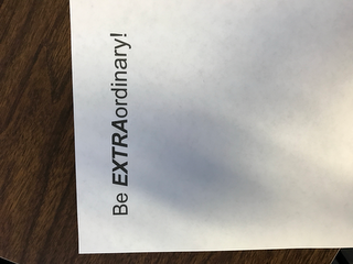 BE EXTRAORDINARY! logo