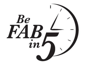 BE FAB IN 5 logo
