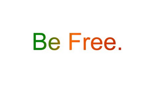 BE FREE. logo