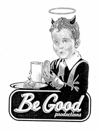BE GOOD PRODUCTIONS logo