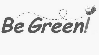 BE GREEN logo
