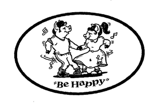 BE HAPPY logo