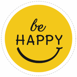 BE HAPPY logo