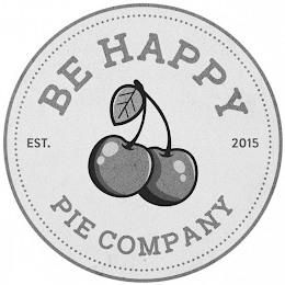 BE HAPPY PIE COMPANY EST. 2015 logo