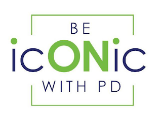 BE ICONIC WITH PD logo