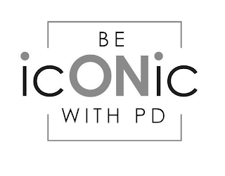 BE ICONIC WITH PD logo