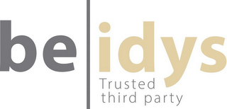 BE IDYS TRUSTED THIRD PARTY logo