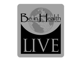 BE IN HEALTH GLOBAL LIVE logo