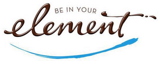 BE IN YOUR ELEMENT logo
