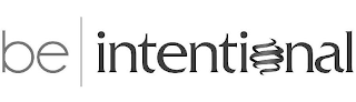 BE INTENTIONAL logo