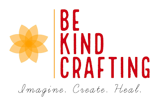 BE KIND CRAFTING IMAGINE. CREATE. HEAL. logo