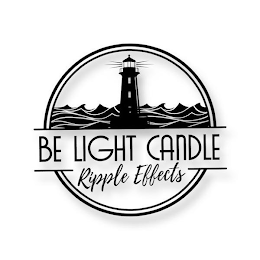 BE LIGHT CANDLE RIPPLE EFFECTS logo