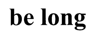 BE LONG logo