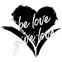 BE LOVE GIVE LOVE logo