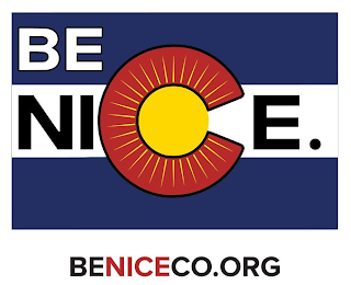BE NICE BENICECO.ORG logo