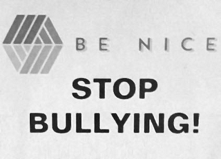 BE NICE STOP BULLYING! logo
