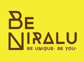 BE NIRALU BE UNIQUE•  BE YOU • logo