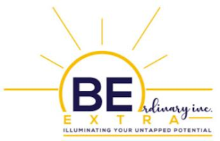 BE ORDINARY INC EXTRA ILLUMINATING YOUR UNTAPPED POTENTIAL logo