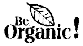 BE ORGANIC! logo
