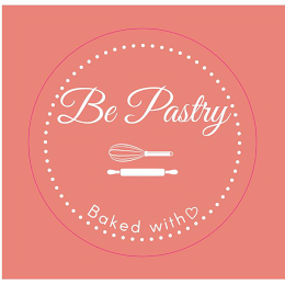 BE PASTRY BAKED WITH logo