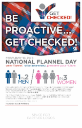 BE PROACTIVE... GET FLANNEL CHECKED! logo