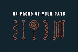 BE PROUD OF YOUR PATH logo