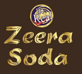 BE REAL ZEERA SODA logo