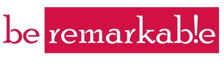 BE REMARKABLE logo