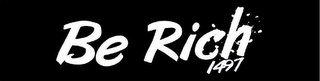 BE RICH 1497 logo