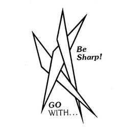 BE SHARP! GO WITH... logo