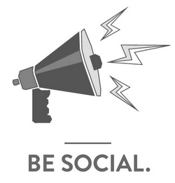 BE SOCIAL. logo