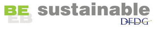 BE SUSTAINABLE EB DFDG logo