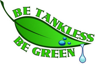 BE TANKLESS BE GREEN logo
