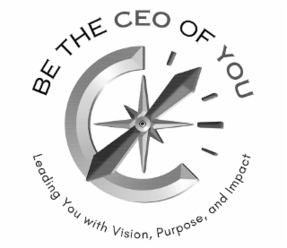 BE THE CEO OF YOU LEADING YOU WITH VISION, PURPOSE, AND IMPACT logo