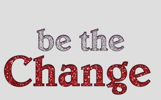 BE THE CHANGE logo