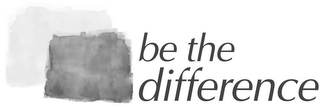BE THE DIFFERENCE logo