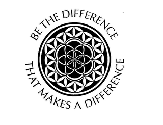 BE THE DIFFERENCE THAT MAKES A DIFFERENCE logo