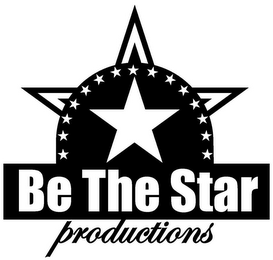BE THE STAR PRODUCTIONS logo