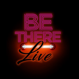 BE THERE LIVE logo