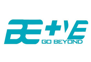 BE + VE GO BEYOND logo
