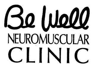 BE WELL NEUROMUSCULAR CLINIC logo